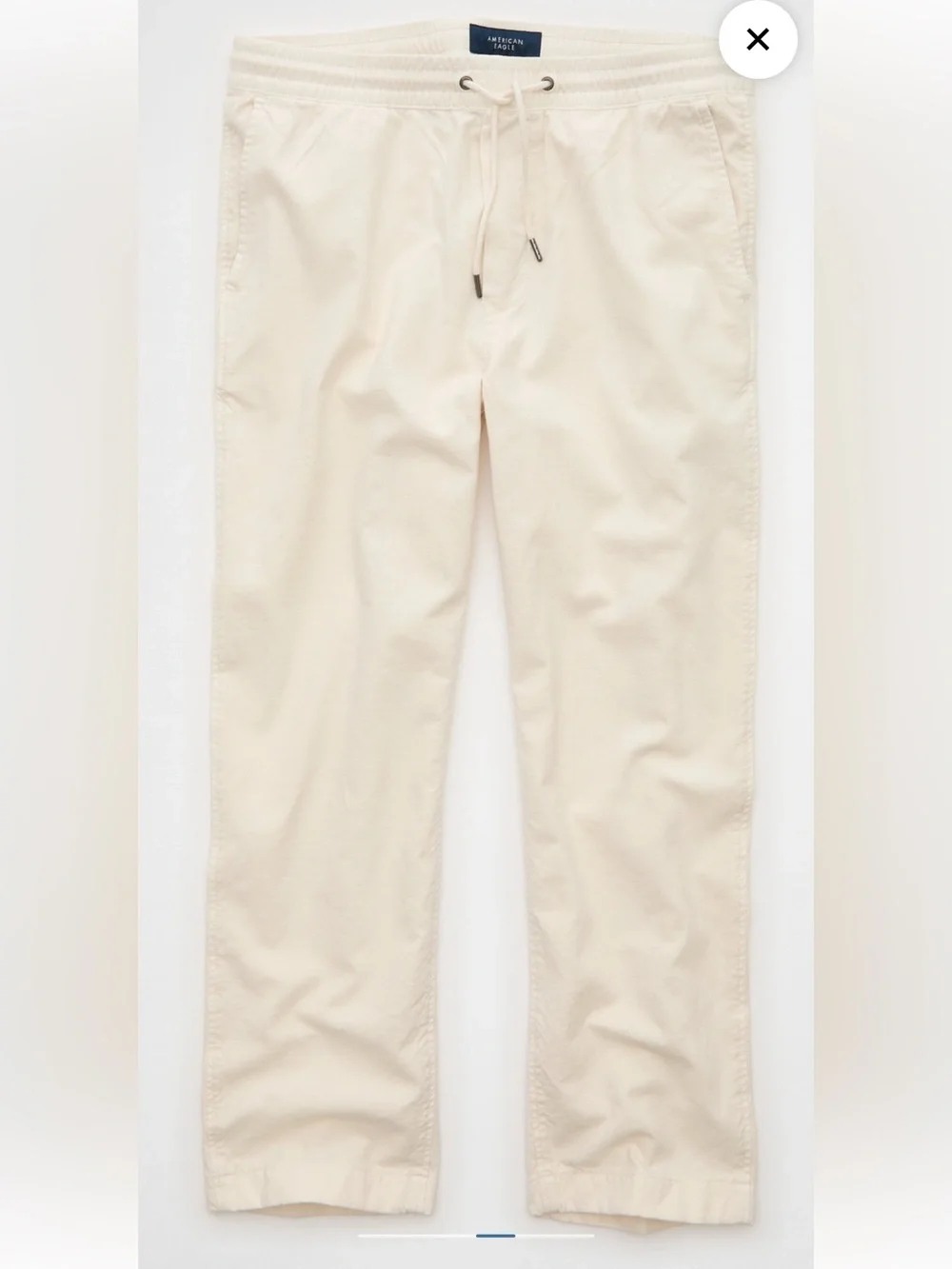 NWT Men’s AE Pull On Trekker Cream Pant